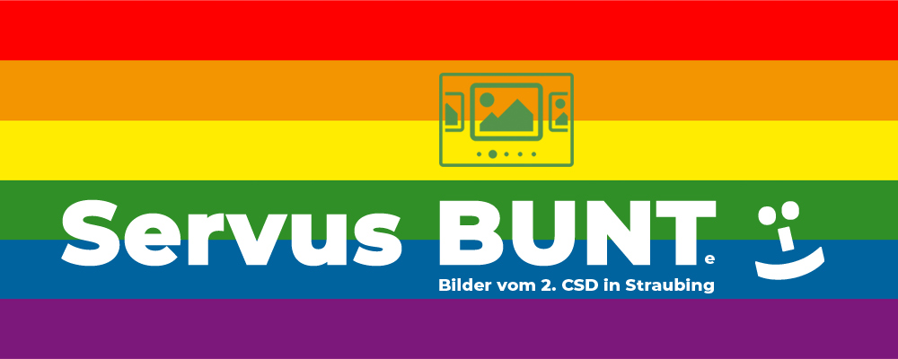 das slideshow-Fenster für 'queer-niederbayern.de' anzeigen ...
Der 2. CSD in Straubing :: ganz großes Kino, wenn’s Leben Farbe zeigt :-)